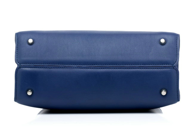 dior bar medium top handle bag calfskin 0906 blue